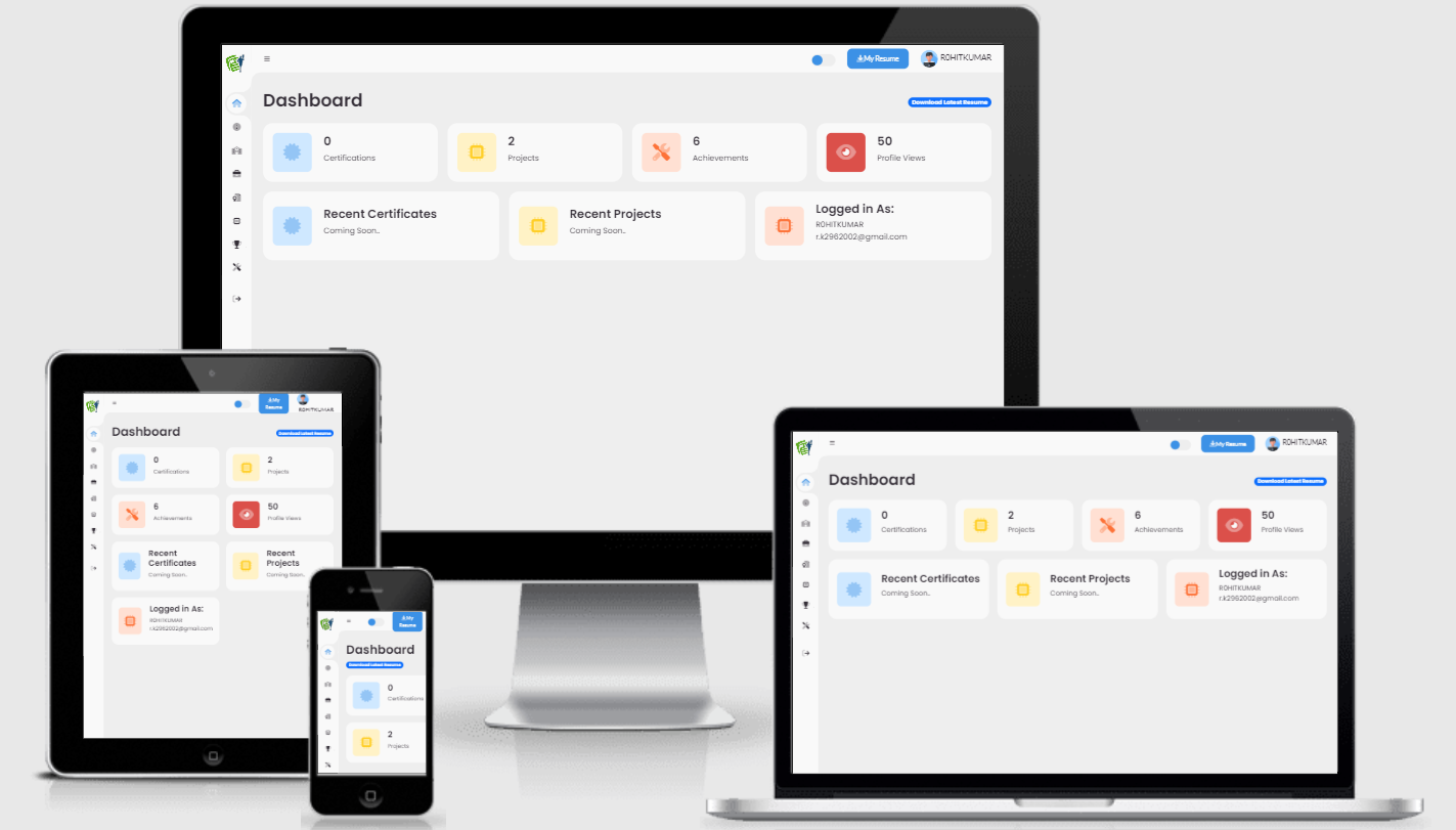 RESUMEDP : A MODERN RESUME BUILDER preview